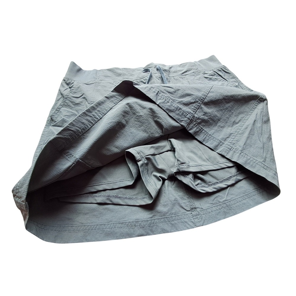 Eddie Bauer Travex Skort Womens Large "Olive" Gray Blue Hiking Travel Active - Picture 2 of 8
